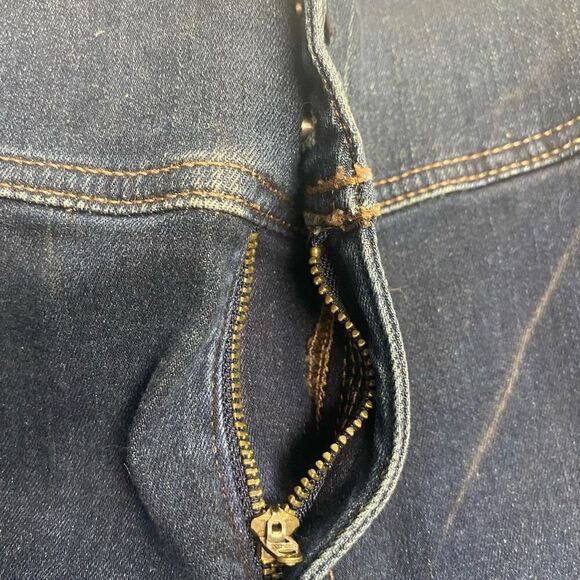 LANE BRYANT Women’s Dark Wash Blue High Rise Jeggings Size 20 Inseam 27.5 - Picture 7 of 9